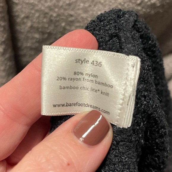 Barefoot Dreams Bamboo Chic Lite cardigan gradient color drape front sm/med - Picture 7 of 8